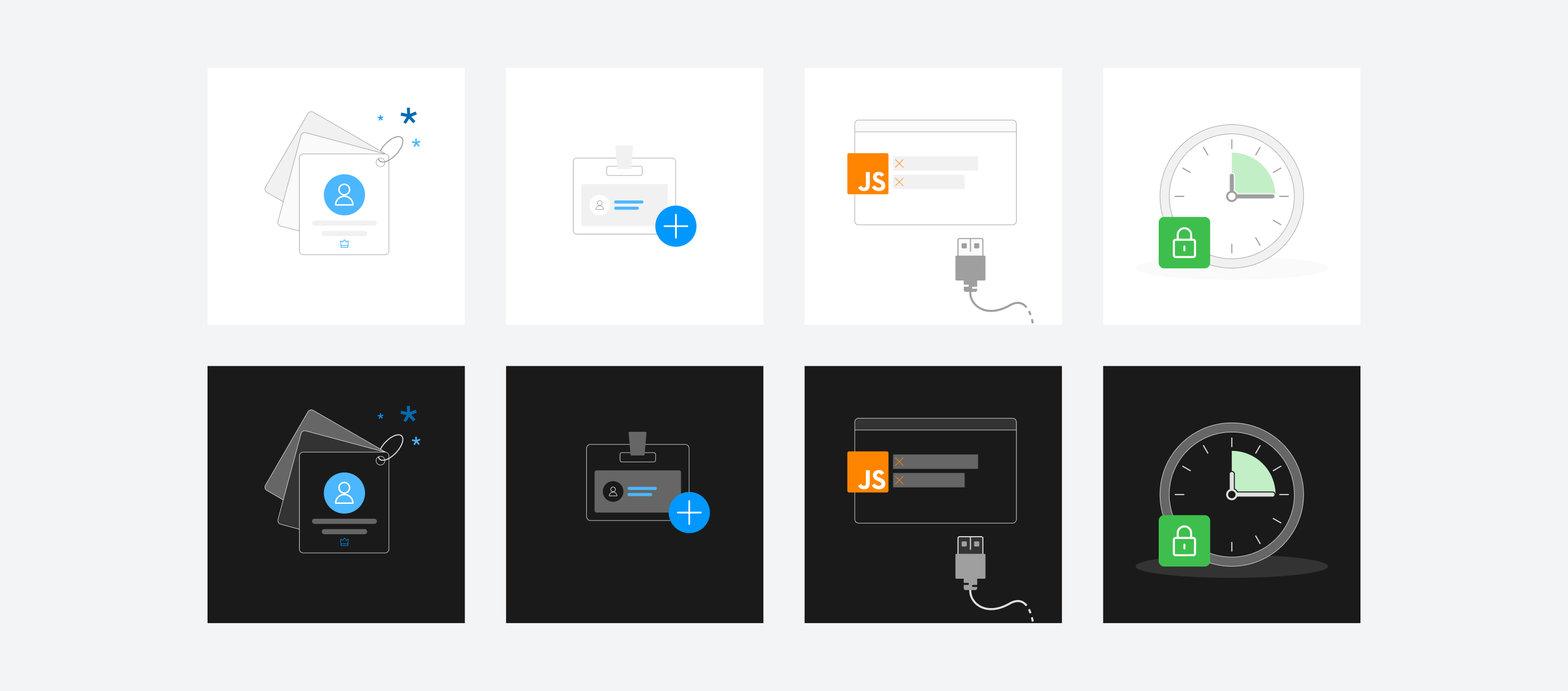 Illustrations — planche d'assets